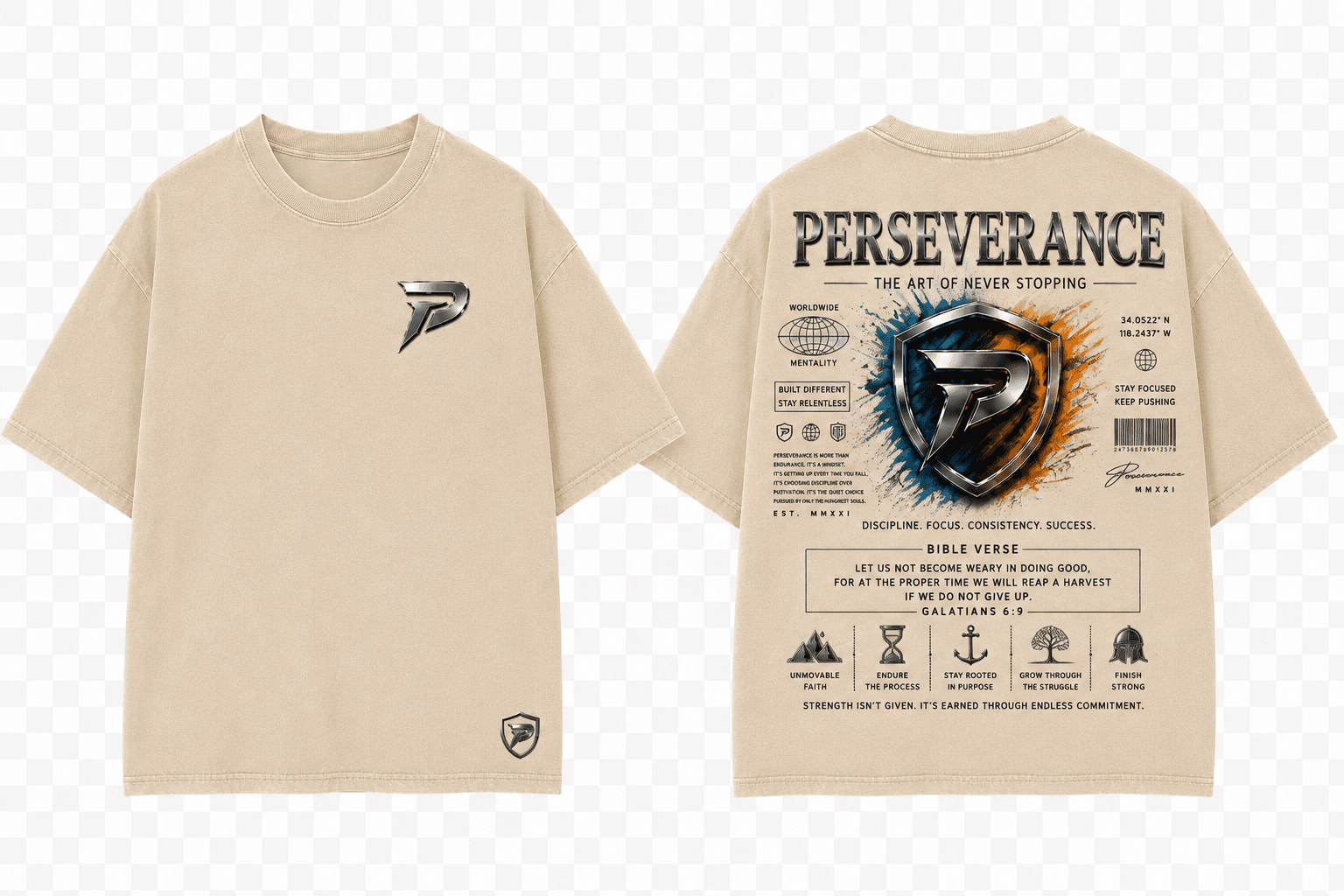 Perseverance Full Tee